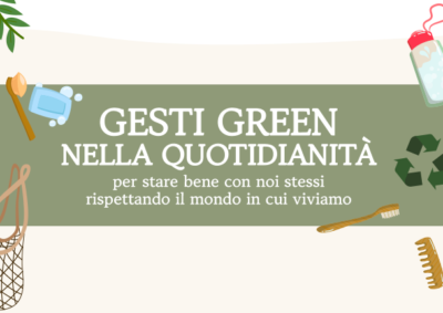 Venerdì 11 novembre – Gesti green nella quotidianità