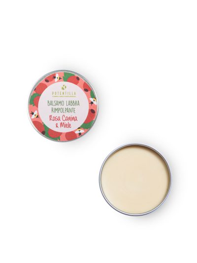 Balsamo labbra rimpolpante alla rosa canina