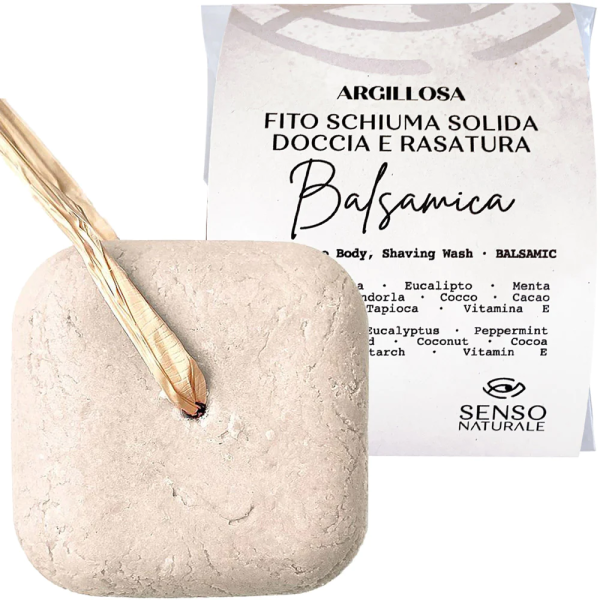Schiuma doccia e rasatura solida - balsamica - immagine 3