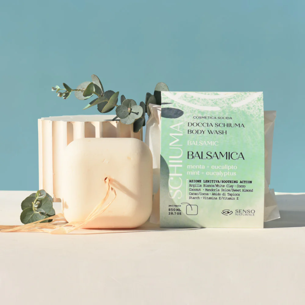 Schiuma doccia e rasatura solida - balsamica - immagine 2