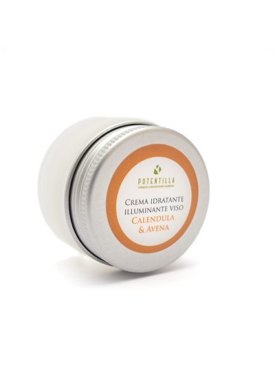 Crema viso idratante e illuminante – Calendula e Avena