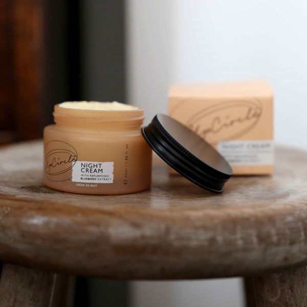 Crema viso notte rigenerante - Mirtillo e Acido Ialuronico - immagine 4