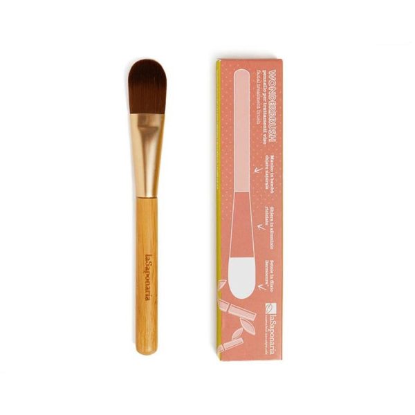 Pennello in legno per trattamenti viso