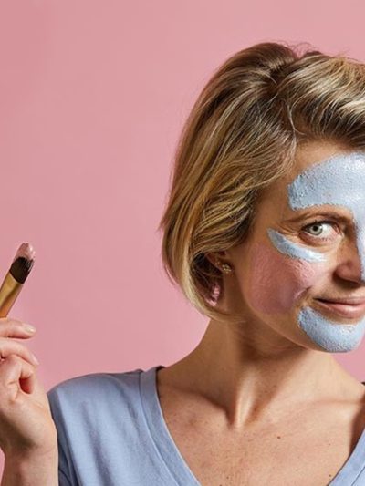 Pennello in legno per trattamenti viso