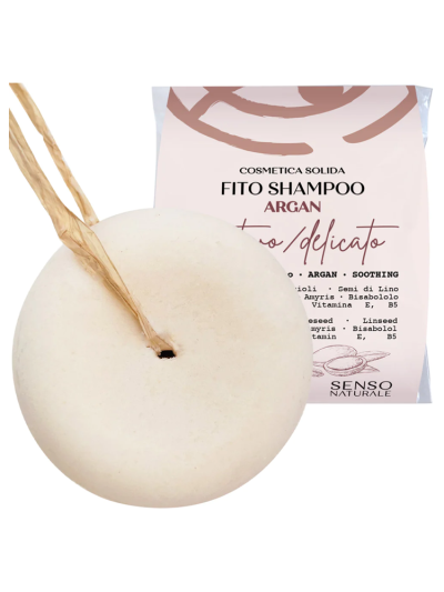Shampoo solido lenitivo/delicato all’argan – Cute Sensibile