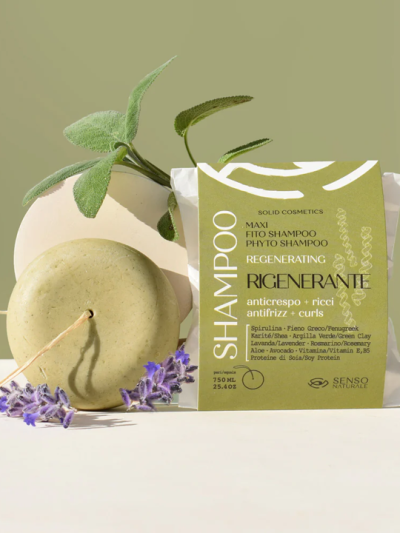 Shampoo solido rigenerante – Capelli ricci e/o crespi