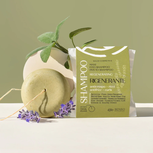 Shampoo solido rigenerante - Capelli ricci e/o crespi - immagine 2