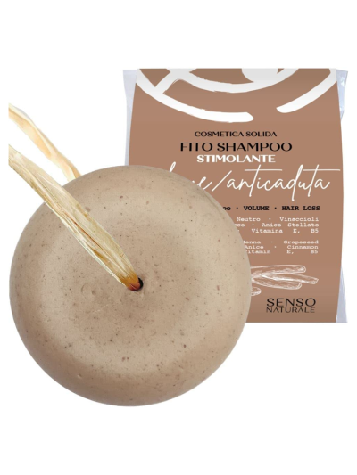 Shampoo solido stimolante – Volume e anti caduta