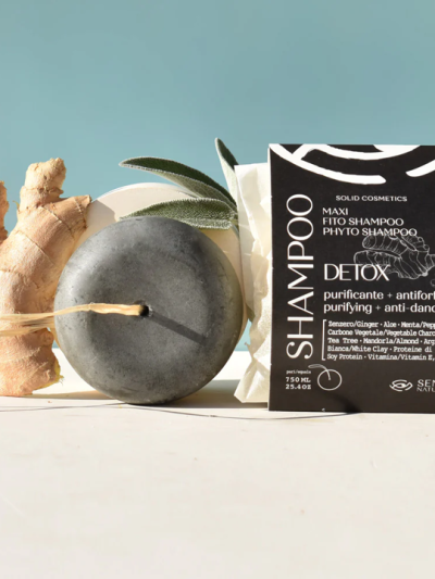 Shampoo solido purificante – detox per capelli grassi e/o con forfora
