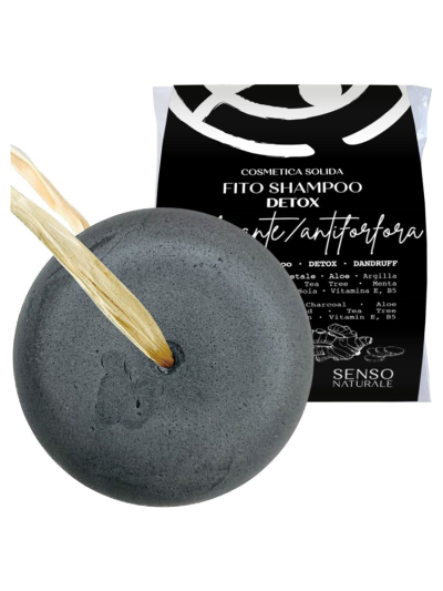 Shampoo solido purificante – detox per capelli grassi e/o con forfora