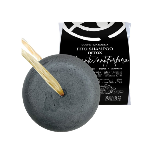Shampoo solido purificante - detox per capelli grassi e/o con forfora