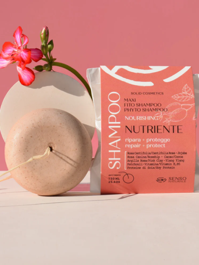 Shampoo solido nutriente – Capelli secchi, danneggiati e/o trattati