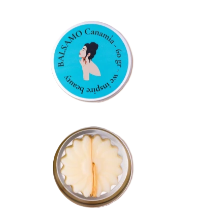 Balsamo solido ristrutturante Canamìa – lucidante e nutriente