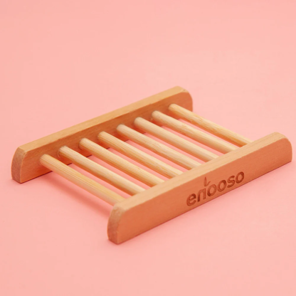 Poggia sapone in bambù - immagine 2