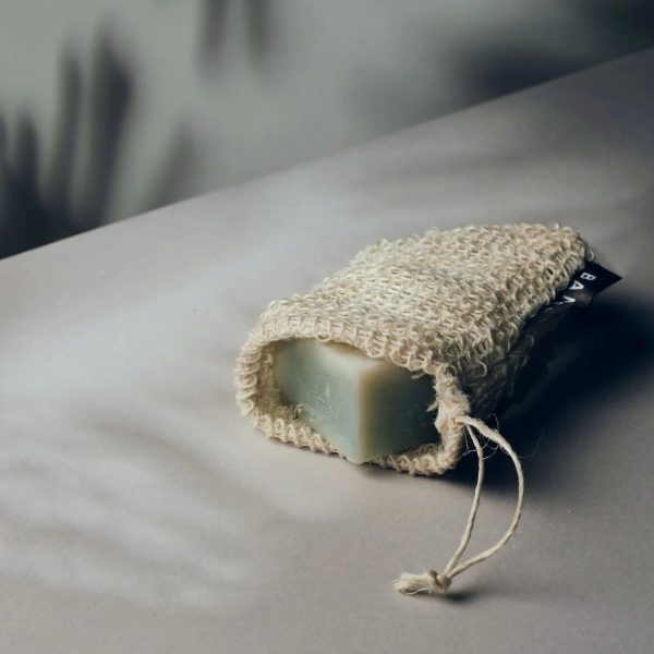 Sacchetto porta sapone / guanto esfoliante in sisal - immagine 2