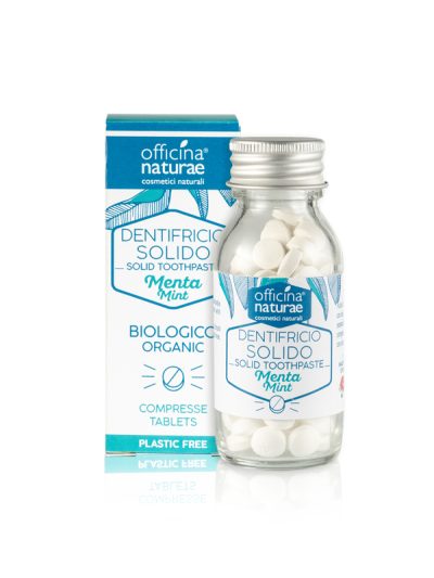 Dentifricio solido in pastiglie