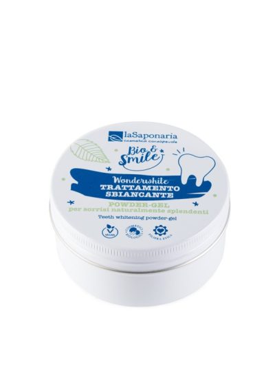 Polvere sbiancante denti