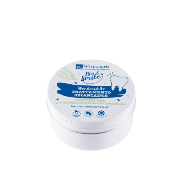 Polvere sbiancante denti