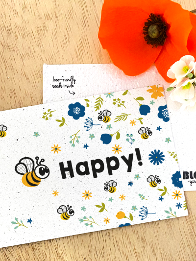 Biglietto di auguri piantabile