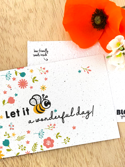 Biglietto di auguri piantabile