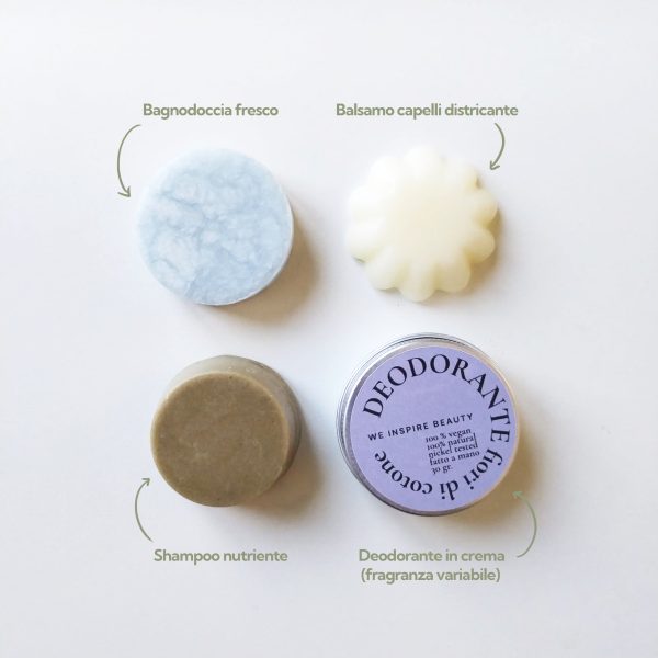 Cofanetto viaggio - kit cosmetici solidi - immagine 2