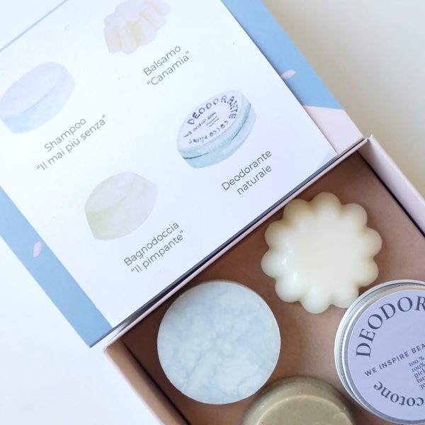 Cofanetto viaggio - kit cosmetici solidi - immagine 3