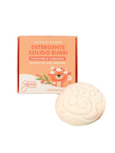 Doccia shampoo solido bimbi e neonati – Camomilla e Calendula