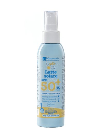 Latte solare SPF 50+ | Protezione molto alta bimbi e pelli sensibili