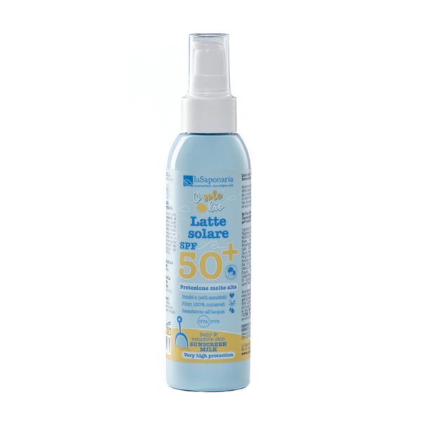 Latte solare SPF 50+ | Protezione molto alta bimbi e pelli sensibili