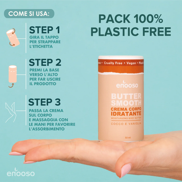 Crema corpo idratante solida in stick - immagine 5