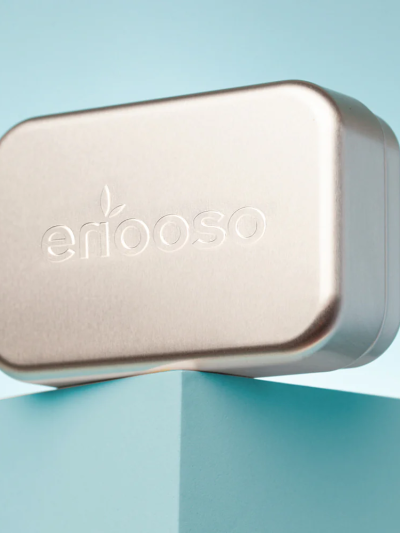 Porta solidi da viaggio in alluminio