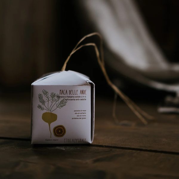 Shampoo + balsamo solido 2 in 1 - Anticaduta - Maca delle ande - immagine 2