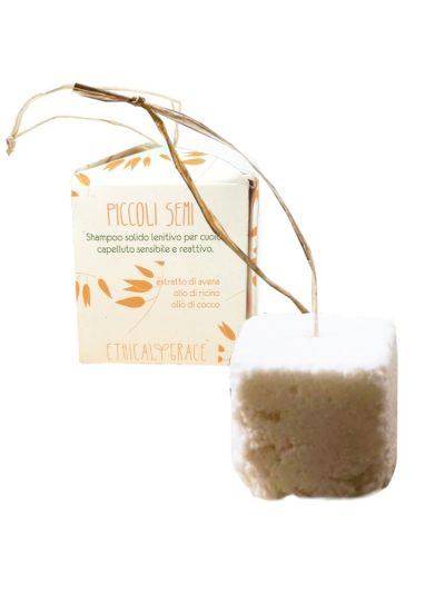 Shampoo + balsamo solido 2 in 1 – Cuoio capelluto sensibile – Piccoli semi