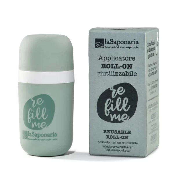 Applicatore per deodorante roll-on ricaricabile