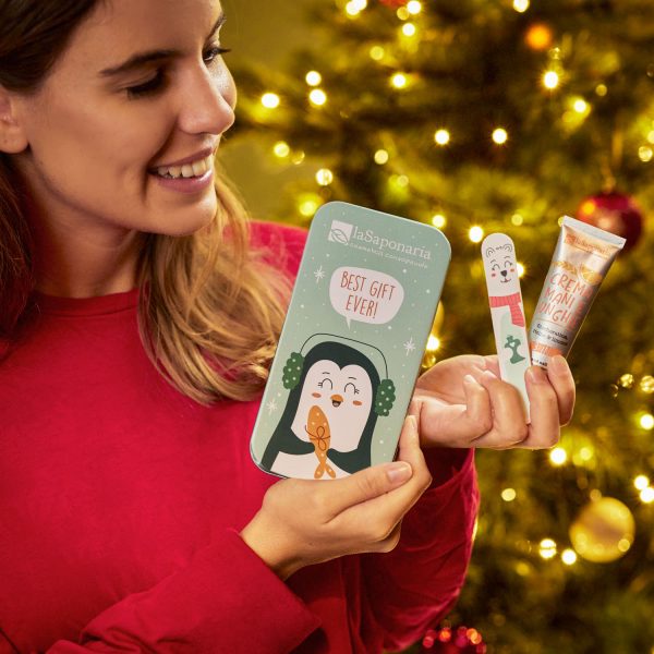 Scrigno Pinguino - Kit mani e unghie