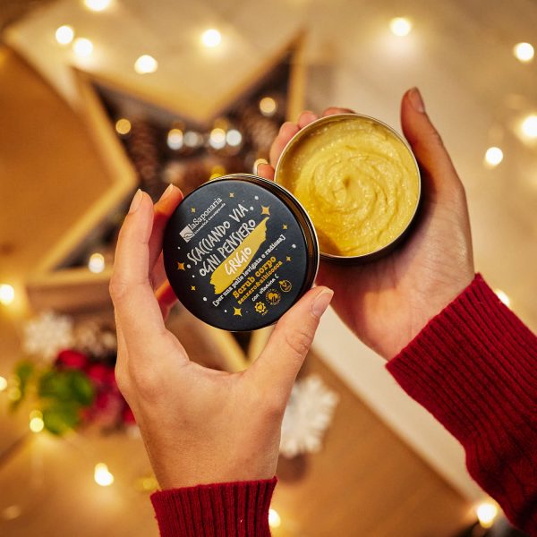 Scrub Corpo Zenzero Albicocca - con frase