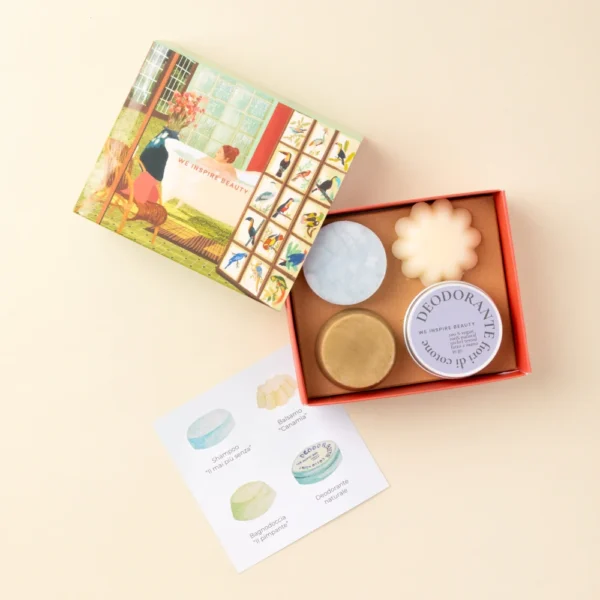 Cofanetto viaggio - kit cosmetici solidi