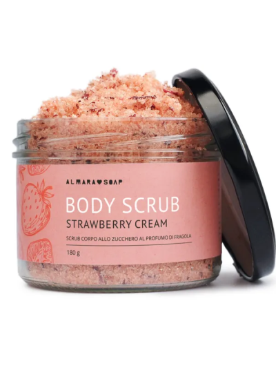 Scrub corpo allo zucchero – Strawberry cream