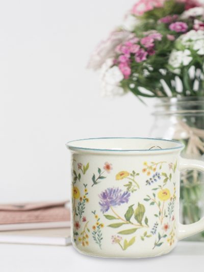 Tazza Botanica in porcellana