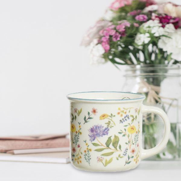 Tazza Botanica in porcellana - immagine 2