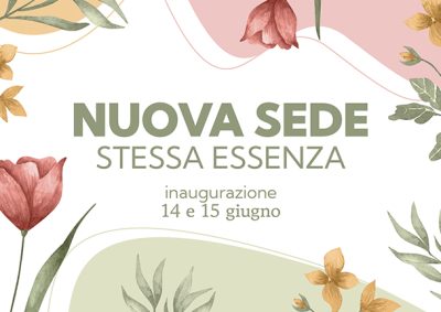 Nuova sede, stessa essenza: Essenzi-ali si trasferisce (a pochi passi da qui)!