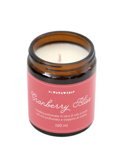 Candela di soia profumata – Cranberry bliss