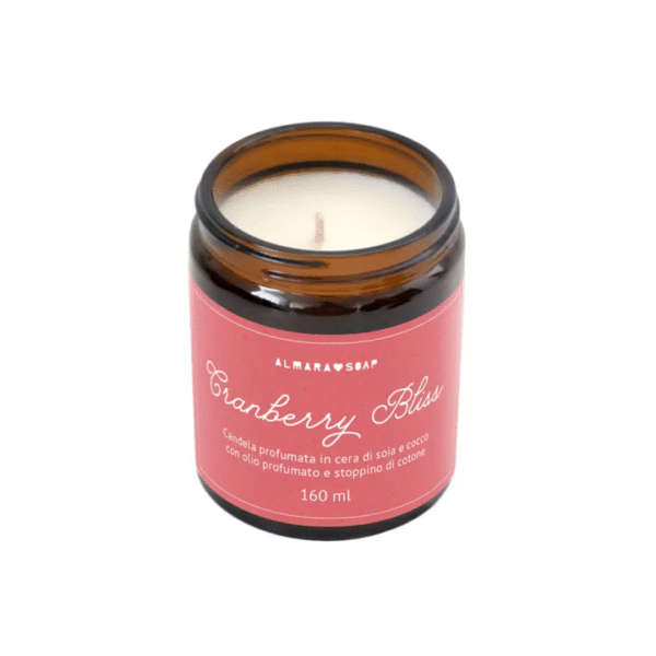 Candela di soia profumata - Cranberry bliss