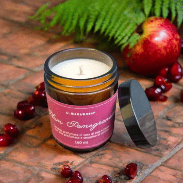 Candela di soia profumata - Plum Pomegranate - immagine 2
