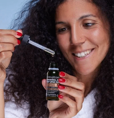 Lozione rinforzante per capelli – Rosmarino e Caffeina