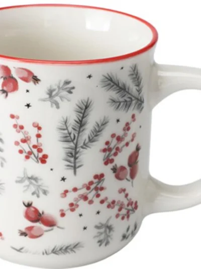 Tazza invernale in ceramica