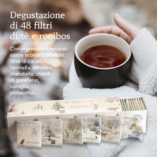 Cofanetto Luxury di tisane e tè - Fiocco di Neve - immagine 3