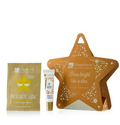 Shine bright like a star – Patch occhi + lip gloss