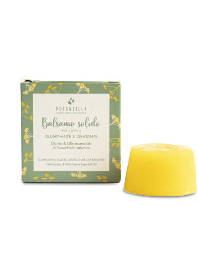 Balsamo solido lavaggi frequenti – Elicriso e Olio essenziale di Finocchietto selvatico