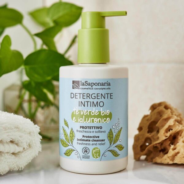 Detergente intimo Protettivo - Tè verde Bio e Ialuronico - immagine 2